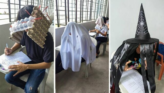 Забавная защита от списывания (14 фото)