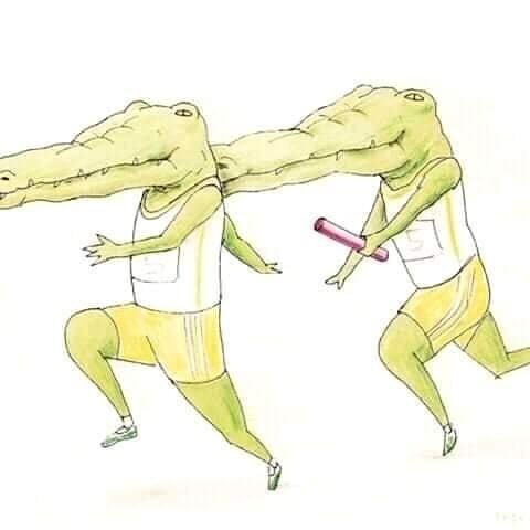 Какой была бы жизнь крокодилов в человеческом мире (23 фото)