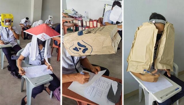 Забавная защита от списывания (14 фото)