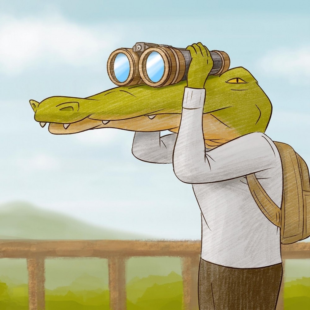 Какой была бы жизнь крокодилов в человеческом мире (23 фото)